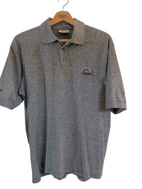 Chase Authentics Dale Earnhardt  #3 Racing Gray Black Polo Men's Size L Vintage